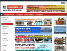 Tablet Screenshot of batamniaga.com